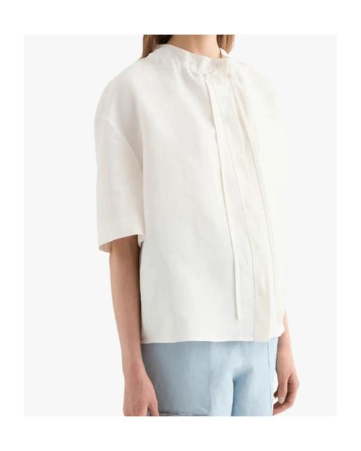Jil Sander White Short Sleeve Shirt
