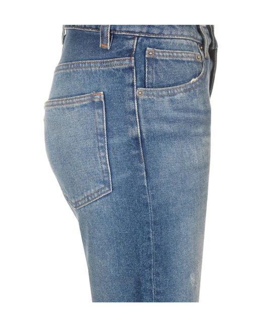A.P.C. Blue Kylie Straight Leg Jeans
