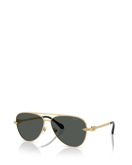 Versace Multicolor Eyewear Pilot-Frame Sunglasses for men