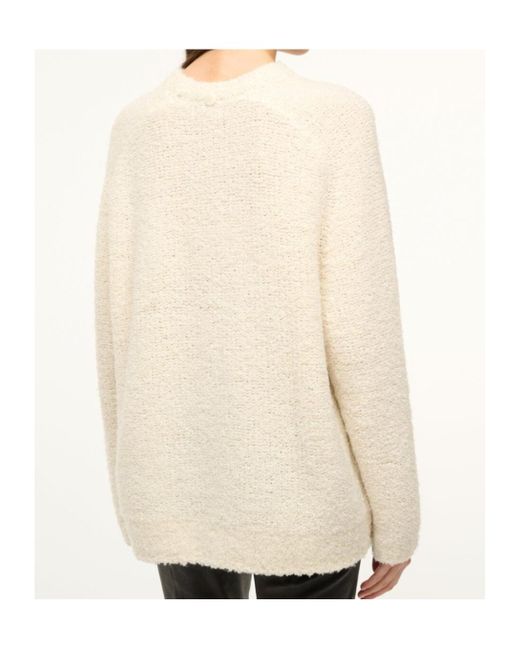 Staud White Long-Sleeved Sweater