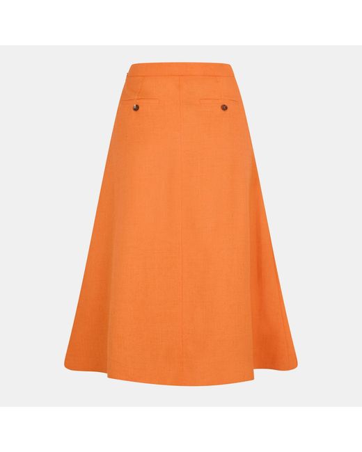 Gucci Orange Fresh Style Half Skirt