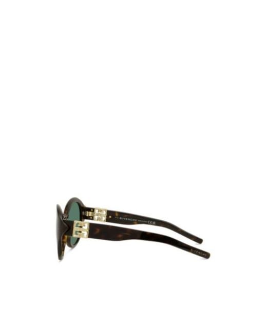 Givenchy Green Eyewear Cat-Eye Frame Sunglasses