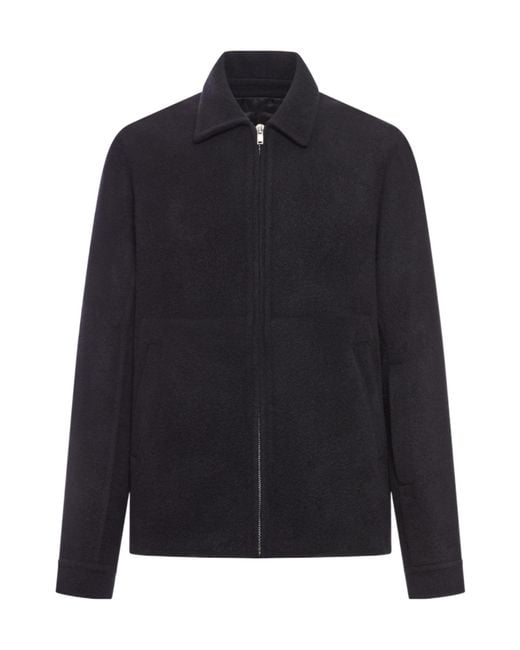 Rick Owens Blue Brad Cashmere Jacket for men