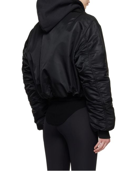 Vetements Black Reversible Bomber Jacket for men