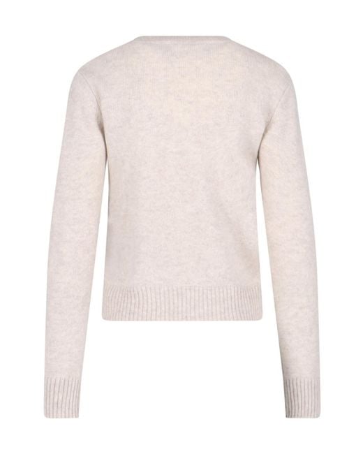 Lisa Yang Natural Long-Sleeved Sweater
