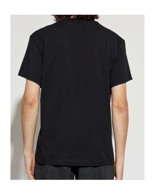 Jil Sander Black Logo Regular-Fit T-Shirt for men
