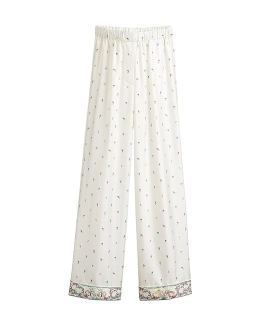 Dior White Amour Pants