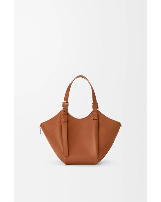 Loewe Brown Hammock Flip Bag