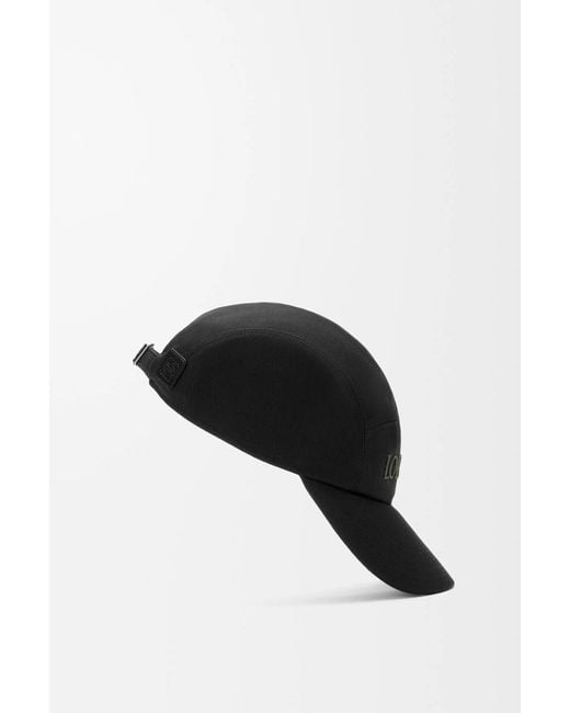 Loewe Black Camp Cap for men
