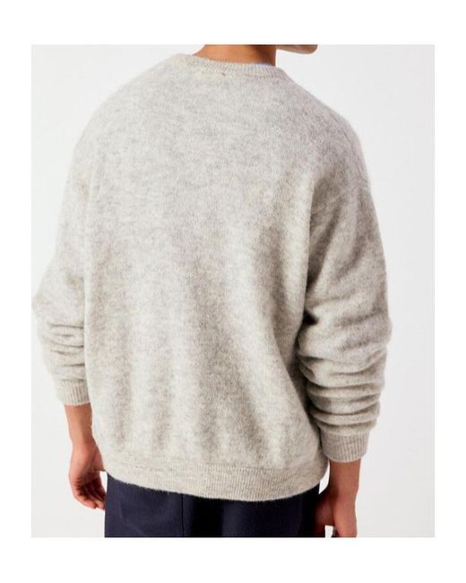 American Vintage Gray Long-Sleeve Cardigan for men