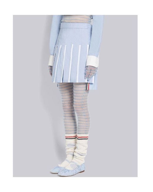 Thom Browne Black Pleated Skirt