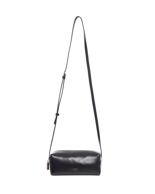 Khaite White Kye Logo Printed Mini Crossbody Bag