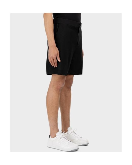 Givenchy Black Elastic Waistband Shorts for men