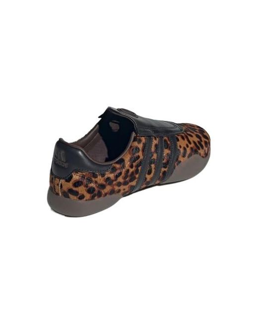 Adidas Originals Brown Taekwondo Mei Leopard Printed Sneakers