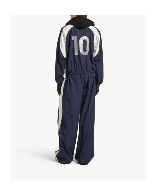 Balenciaga Blue Soccer Tracksuit Jacket for men