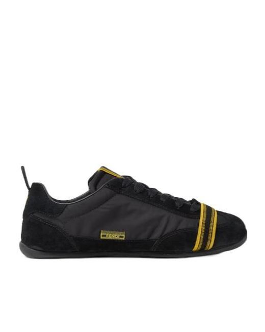 Fendi Black Wrap Trainers
