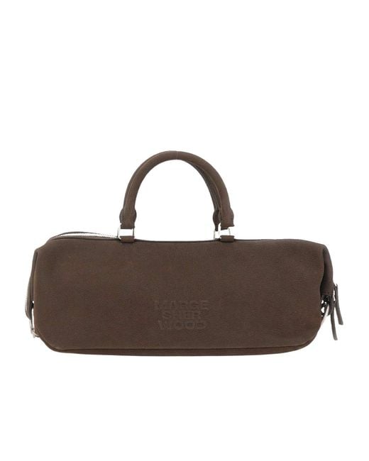 MARGE SHERWOOD Brown Dumpling Ew Shoulder Bag