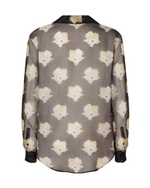 Fendi Multicolor Floral Printed Oversized Shirt for men