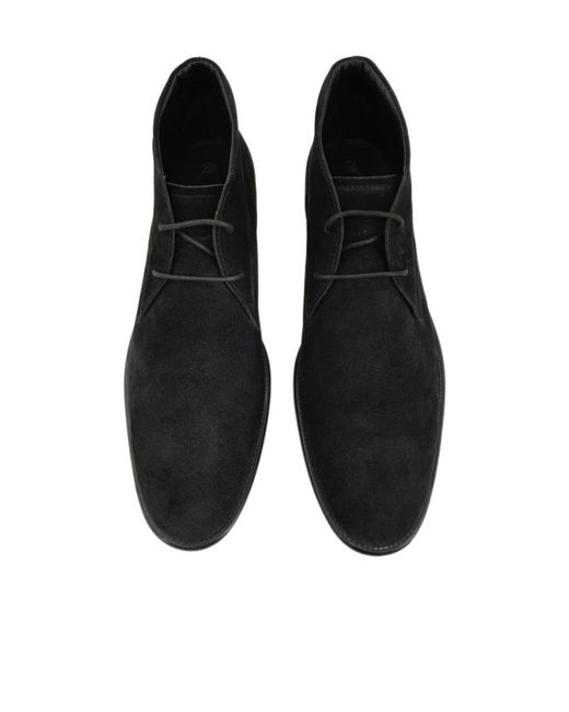 Tod's Black Logo Casual Shoes for men