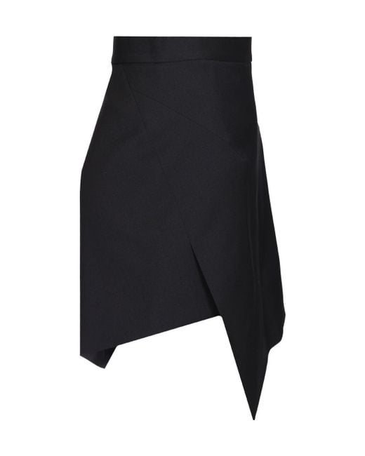 Vivienne Westwood Blue Asymmetric Mini Skirt