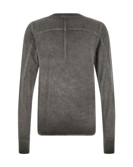 Thom Krom Gray Long-Sleeve T-Shirt for men