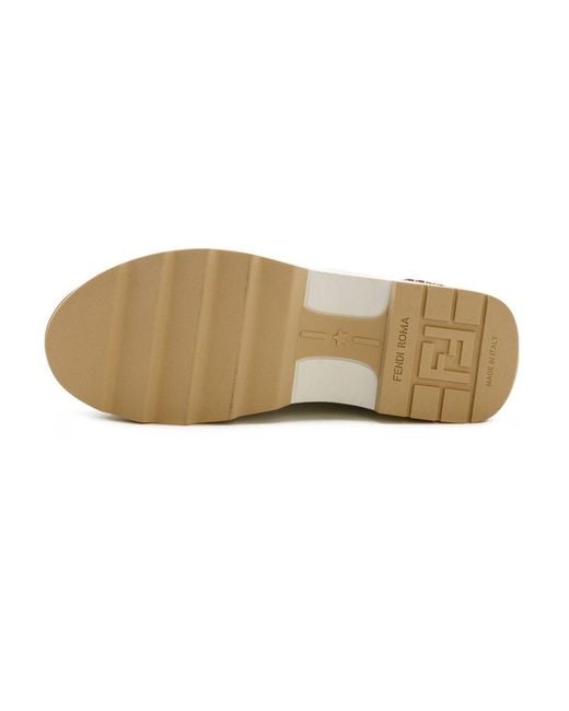 Fendi Metallic Thick-Soled Leisure Sports Shoes