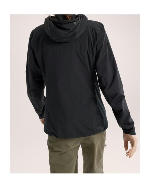 Arc'teryx Black Lightweight Hooded Jacket