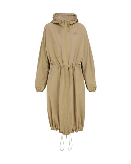 Ferragamo Natural Technical Hooded Parka