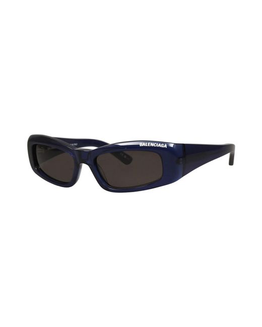 Balenciaga White Rectangular Plastic Frame Glasses