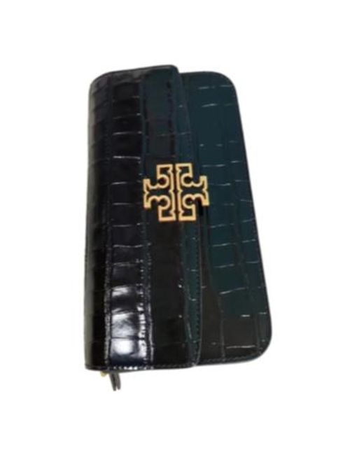 Tory Burch Black Flip Wallet