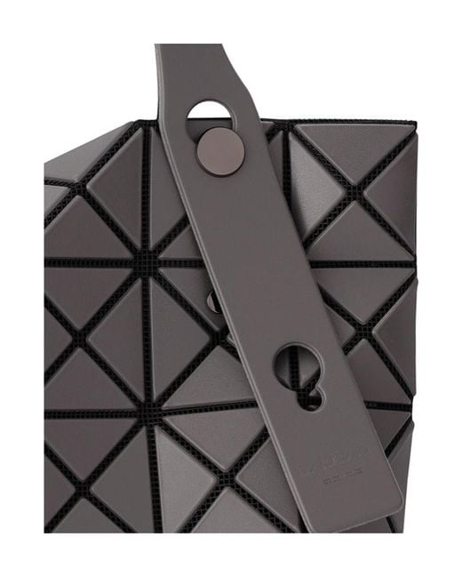 Issey Miyake Black Prism Matte Top Handle Bag for men