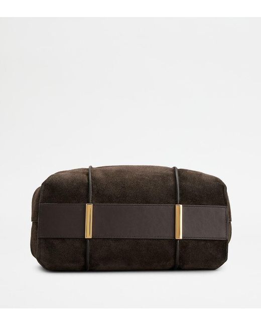 Tod's Black T Timeless Medium Tote Bag