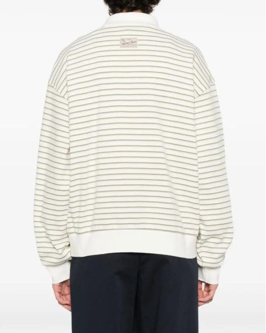 DUNST White Striped T-Shirt