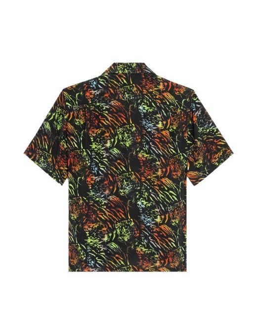 Céline Green Hawaiian Shirt With Print for men
