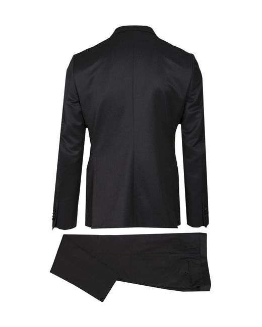 Zegna Black Two Piece Tuxedo Suit