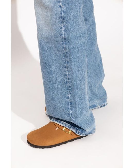 Birkenstock Brown Tokio Ii Buckled Clog Sandals