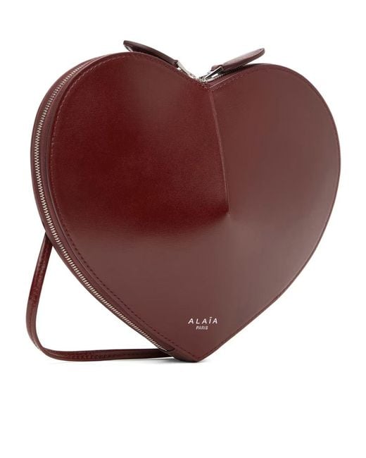Alaïa Red Alaïa Le Coeur Heart-Shape Bag
