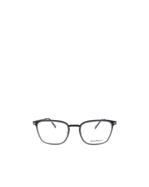 Ferragamo White Logo Flat Mirror for men
