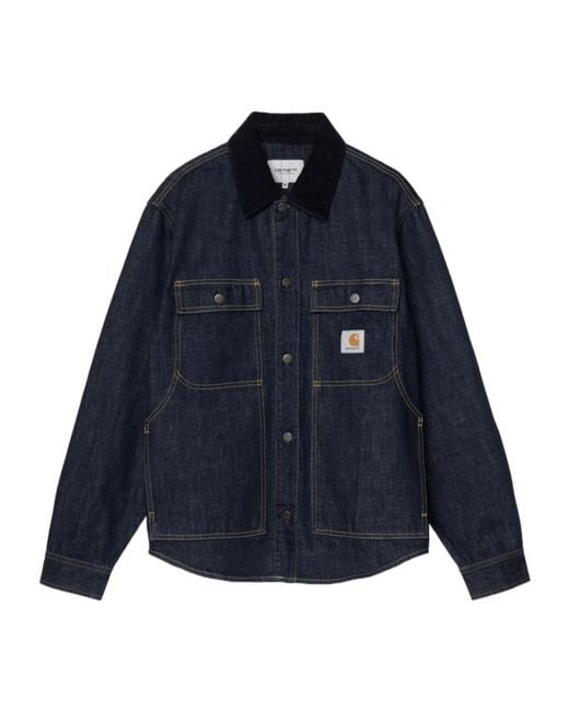 Carhartt Blue Oakland Shirt Jac for men