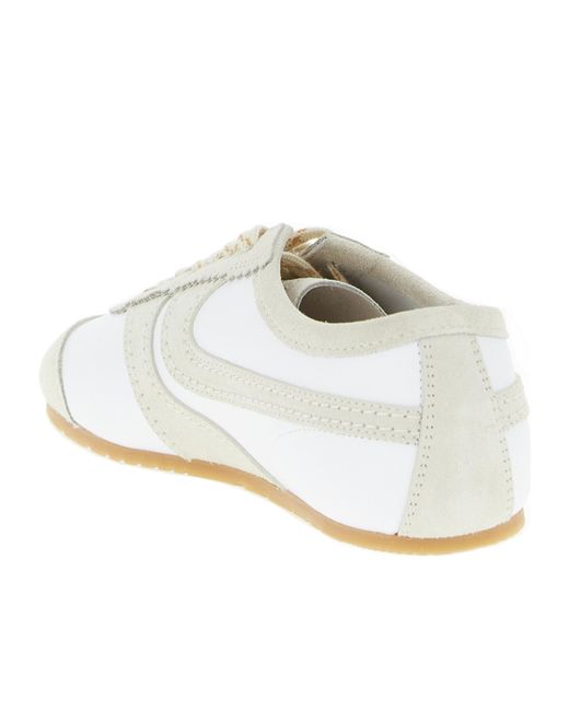 Dries Van Noten White Lace-Up Sneakers for men