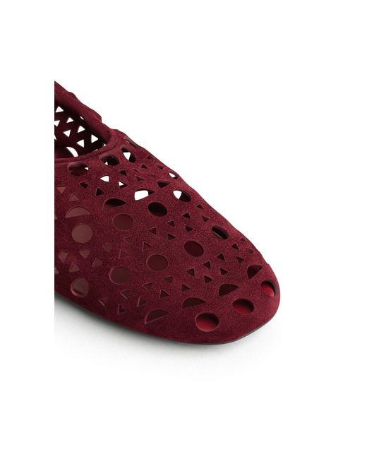 Alaïa Red Slippers Vienne