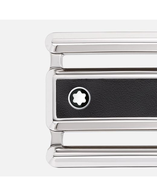 Montblanc White Buckle Reversible Belt for men