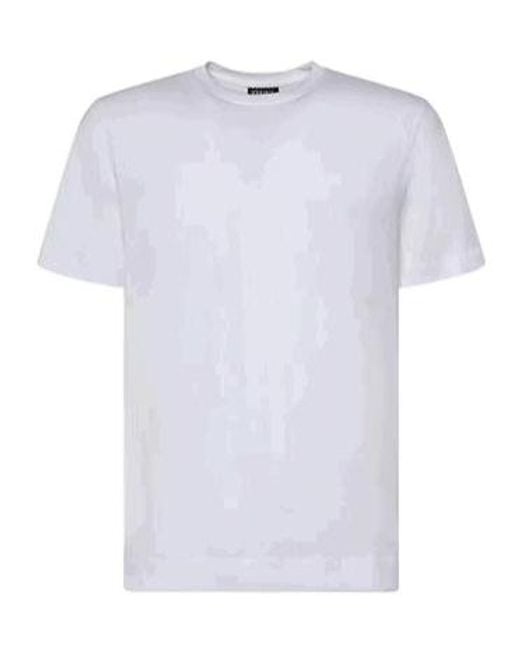 Zegna White Short-Sleeved Crewneck T-Shirt for men