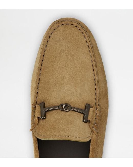 Tod's Brown Logo Love Shoes for men