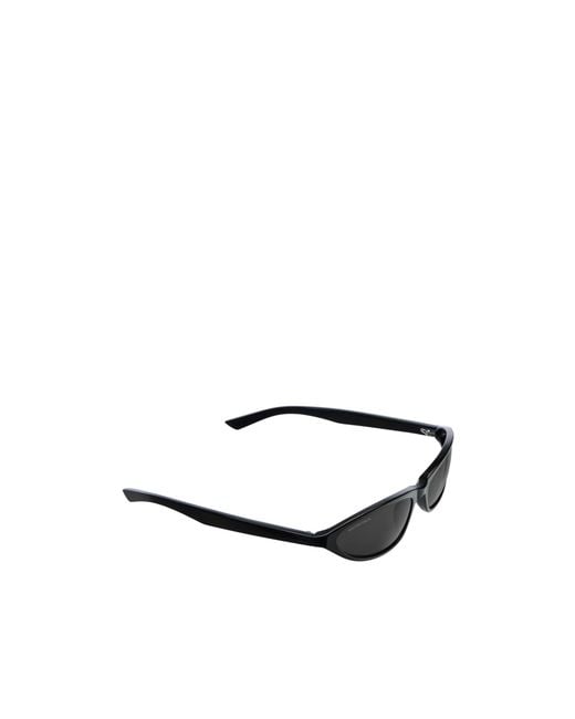 Balenciaga White Eyewear Cat-Eye Frame Sunglasses