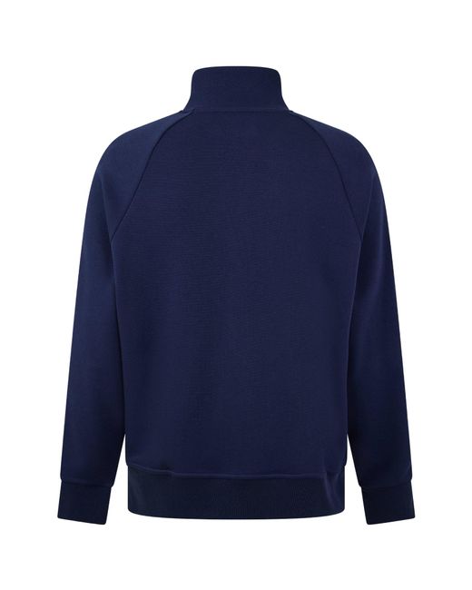 Polo Ralph Lauren Blue Contrast Side Panel Stand-Up Sport Zip Jacket for men