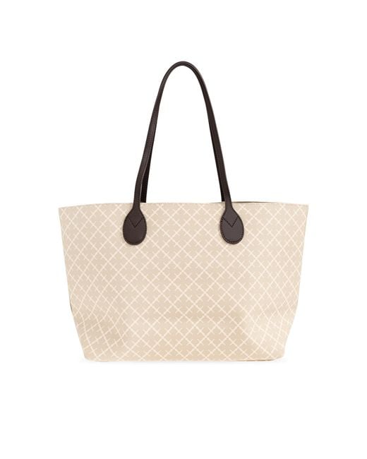 By Malene Birger Natural Monogram Tote Bag