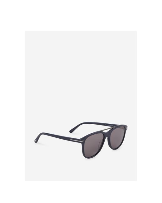 Tom Ford Multicolor Eyewear Damian Pilot Frame Double Bridge Sunglasses for men