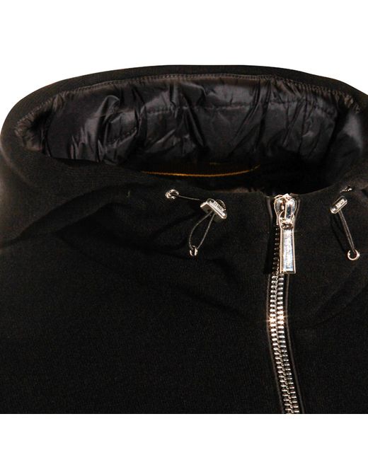 Moorer Black Brigno-Mrw Smooth Padded Bomber Jacket for men