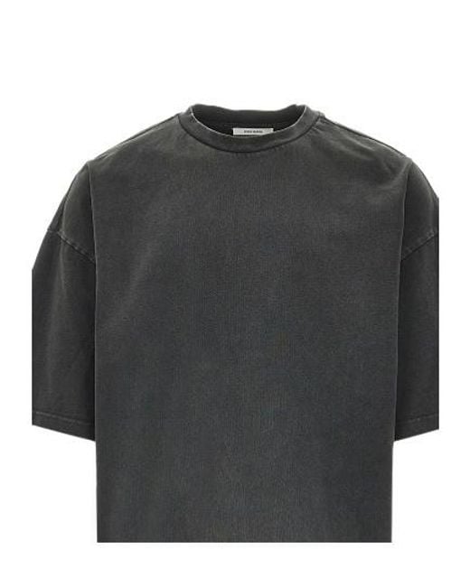 Entire studios Black Oversized Boxy T-Shirt for men